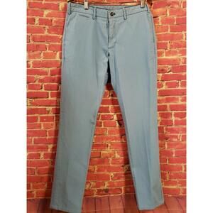 MASSIMO DUTTI BLUE SLIM FIT PANTS  COTTON MADE IN TURKEY SIZE 32